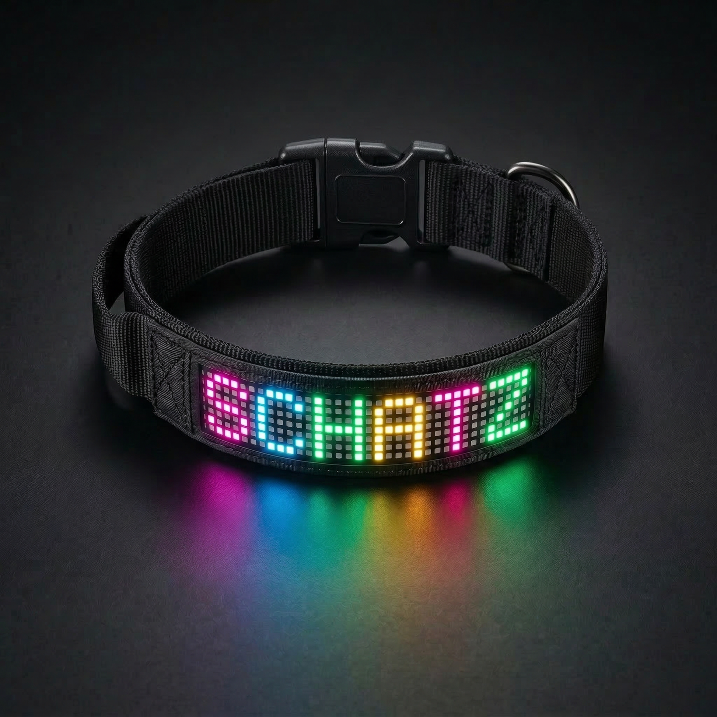 PetFlare LED-Halsband für Hunde – mit Namen & App-Steuerung